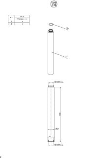 Удлинитель для душевых систем Bravat Opal (P75158CP)